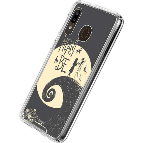 Disney The Nightmare Before Christmas Jack and Sally Meant to Be Galaxy A30 Clear Case