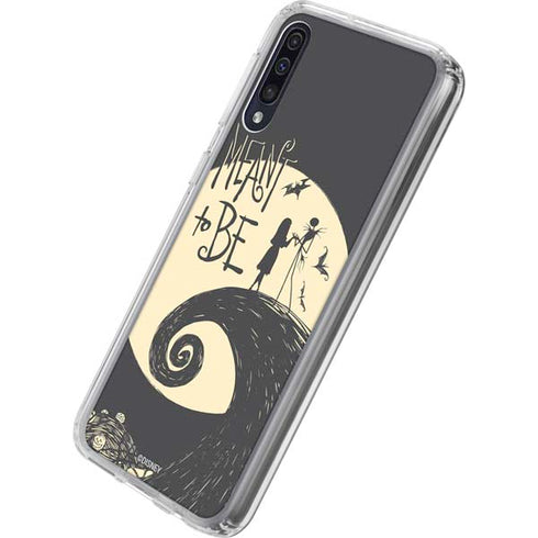 Disney The Nightmare Before Christmas Jack and Sally Meant to Be Galaxy A50 Clear Case