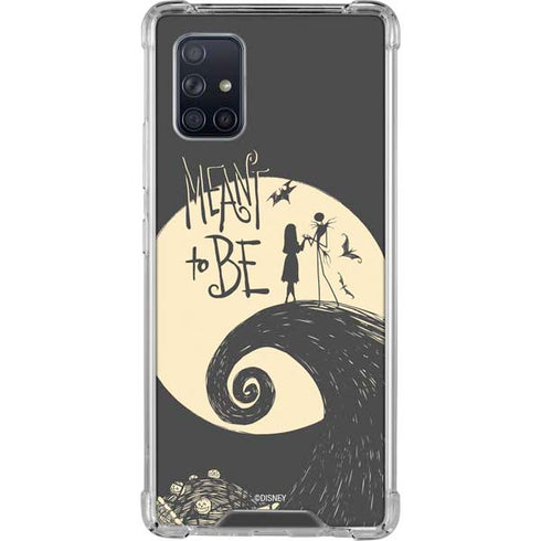 Disney The Nightmare Before Christmas Jack and Sally Meant to Be Galaxy A71 5G Clear Case