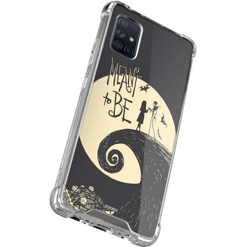 Disney The Nightmare Before Christmas Jack and Sally Meant to Be Galaxy A71 5G Clear Case