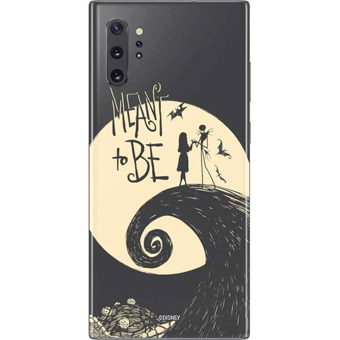 Disney The Nightmare Before Christmas Jack and Sally Meant to Be Galaxy Note 10 Plus Skin