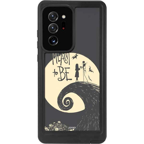 Disney The Nightmare Before Christmas Jack and Sally Meant to Be Galaxy Note20 Ultra 5G Waterproof Case