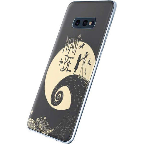 Disney The Nightmare Before Christmas Jack and Sally Meant to Be Galaxy S10e Skin