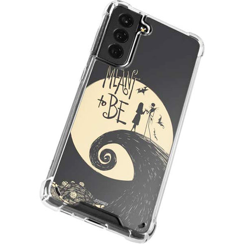 Disney The Nightmare Before Christmas Jack and Sally Meant to Be Galaxy S21 5G Clear Case