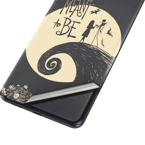 Disney The Nightmare Before Christmas Jack and Sally Meant to Be Galaxy S21 Plus 5G Skin