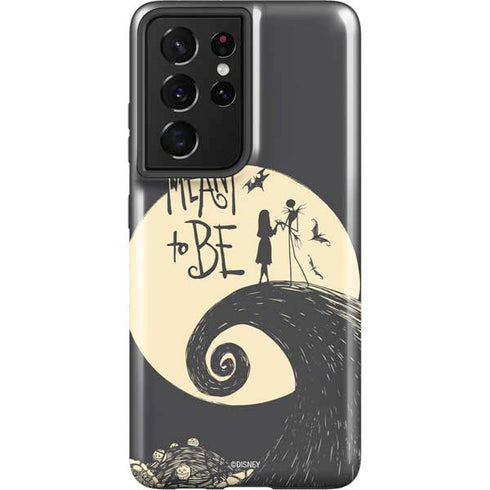 Disney The Nightmare Before Christmas Jack and Sally Meant to Be Galaxy S21 Ultra 5G Pro Case