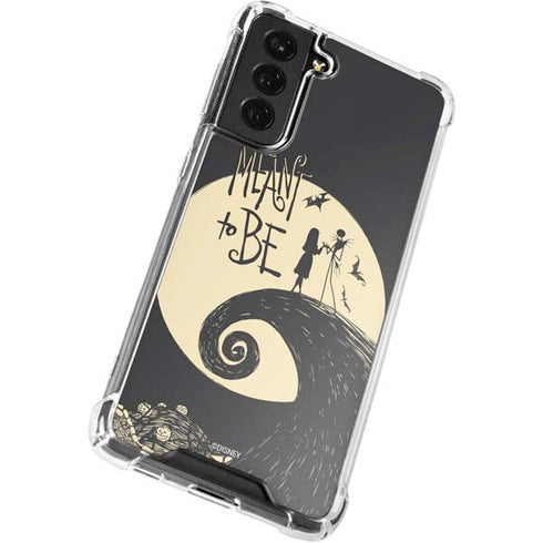 Disney The Nightmare Before Christmas Jack and Sally Meant to Be Galaxy S22 Plus Clear Case