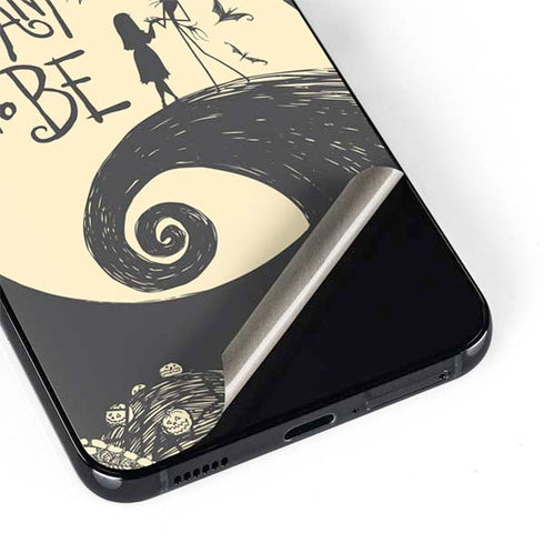 Disney The Nightmare Before Christmas Jack and Sally Meant to Be Galaxy S22 Plus Skin
