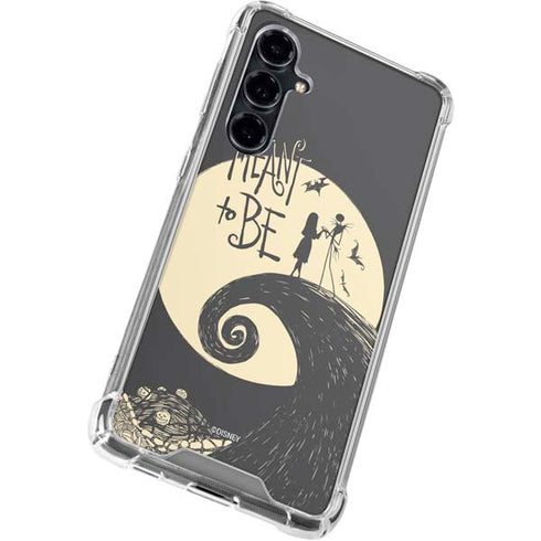 Disney The Nightmare Before Christmas Jack and Sally Meant to Be Galaxy S23 FE Clear Case