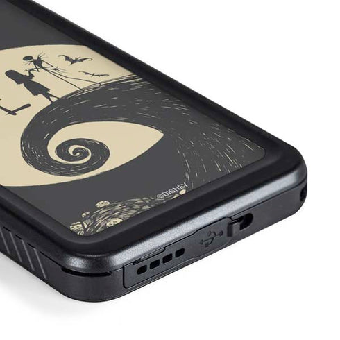 Disney The Nightmare Before Christmas Jack and Sally Meant to Be Galaxy S23 Plus Waterproof Case