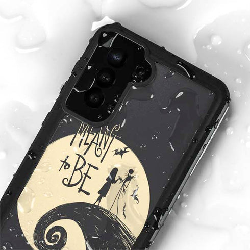 Disney The Nightmare Before Christmas Jack and Sally Meant to Be Galaxy S23 Waterproof Case