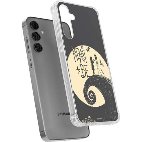 Disney The Nightmare Before Christmas Jack and Sally Meant to Be Galaxy S24 Plus Clear Case