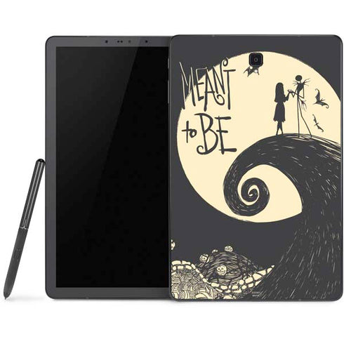 Disney The Nightmare Before Christmas Jack and Sally Meant to Be Samsung Galaxy Tab Skin