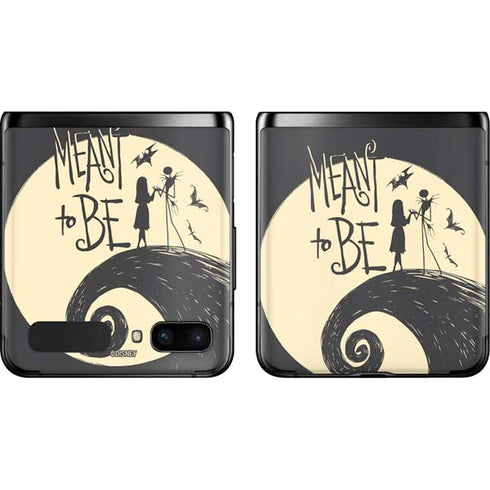 Disney The Nightmare Before Christmas Jack and Sally Meant to Be Galaxy Z Flip Skin