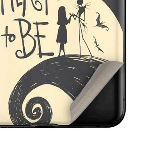 Disney The Nightmare Before Christmas Jack and Sally Meant to Be Galaxy Z Flip Skin