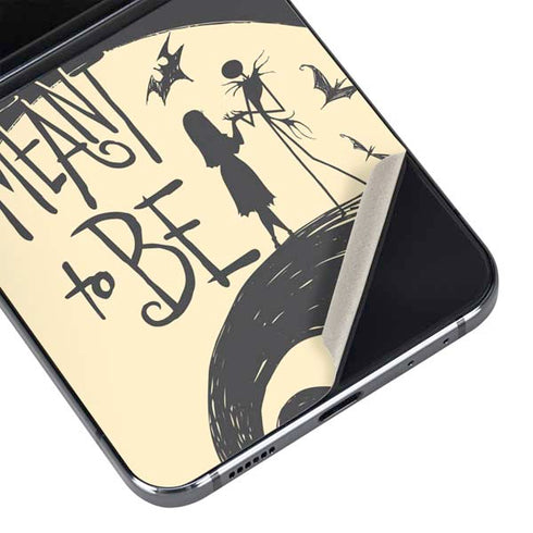 Disney The Nightmare Before Christmas Jack and Sally Meant to Be Galaxy Z Flip5 5G Skin