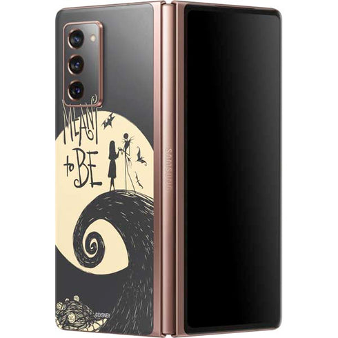Disney The Nightmare Before Christmas Jack and Sally Meant to Be Galaxy Z Fold2 5G Skin