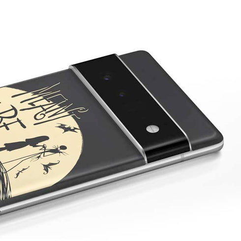 Disney The Nightmare Before Christmas Jack and Sally Meant to Be Google Pixel 6 Pro Skin