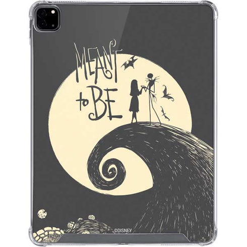 Disney The Nightmare Before Christmas Jack and Sally Meant to Be iPad Pro 12.9in (2020) Clear Case