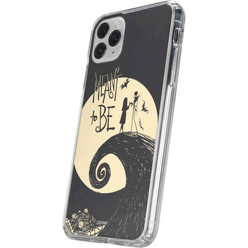 Disney The Nightmare Before Christmas Jack and Sally Meant to Be iPhone 11 Pro Clear Case
