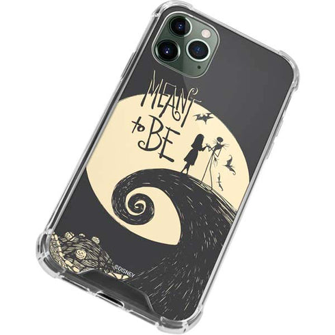 Disney The Nightmare Before Christmas Jack and Sally Meant to Be iPhone 11 Pro Max Clear Case