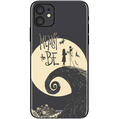 Disney The Nightmare Before Christmas Jack and Sally Meant to Be iPhone 11 Skin