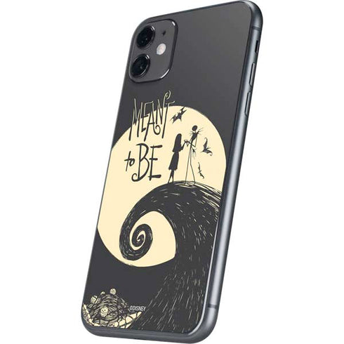 Disney The Nightmare Before Christmas Jack and Sally Meant to Be iPhone 11 Skin