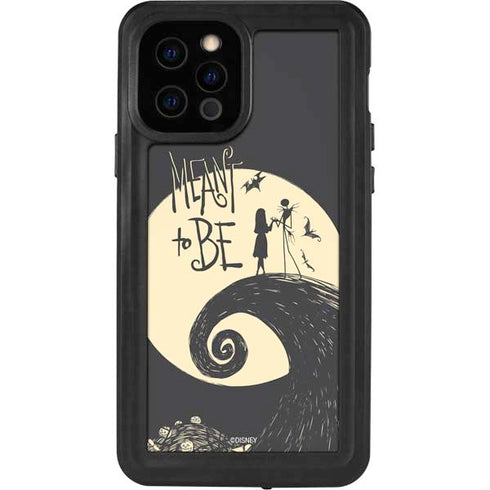 Disney The Nightmare Before Christmas Jack and Sally Meant to Be iPhone 12 Pro Waterproof Case