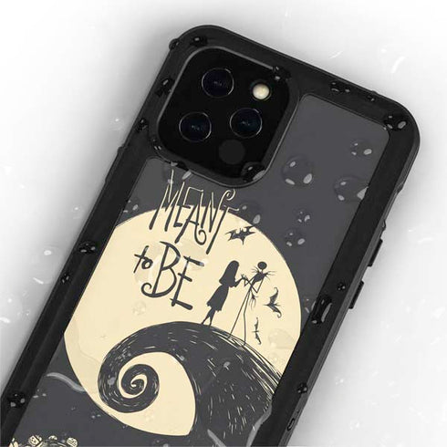 Disney The Nightmare Before Christmas Jack and Sally Meant to Be iPhone 12 Pro Waterproof Case