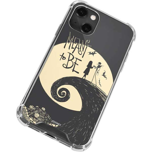Disney The Nightmare Before Christmas Jack and Sally Meant to Be iPhone 13 Mini Clear Case