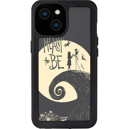 Disney The Nightmare Before Christmas Jack and Sally Meant to Be iPhone 13 Mini Waterproof Case