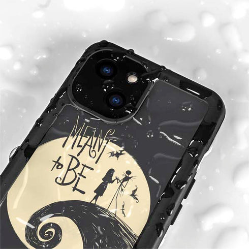Disney The Nightmare Before Christmas Jack and Sally Meant to Be iPhone 13 Mini Waterproof Case