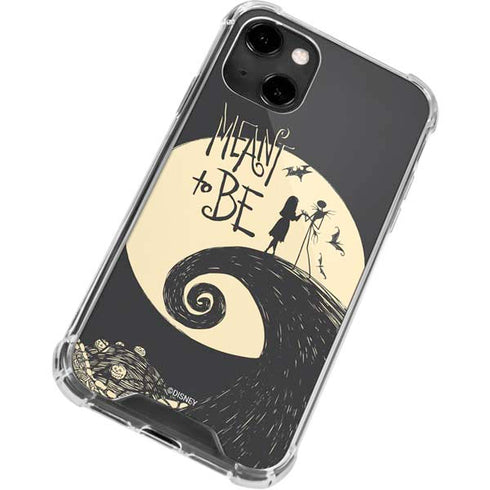 Disney The Nightmare Before Christmas Jack and Sally Meant to Be iPhone 14 Clear Case