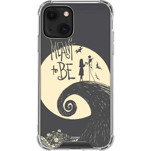 Disney The Nightmare Before Christmas Jack and Sally Meant to Be iPhone 14 Clear Case