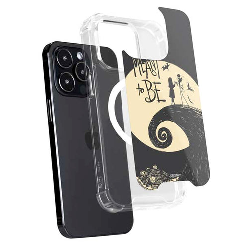 Disney The Nightmare Before Christmas Jack and Sally Meant to Be iPhone 15 Pro MagSafe Case