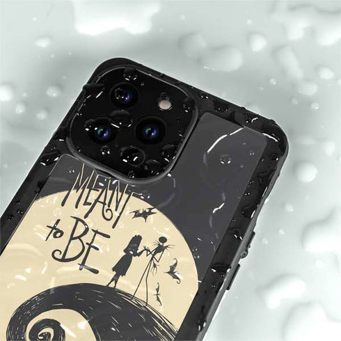 Disney The Nightmare Before Christmas Jack and Sally Meant to Be iPhone 14 Pro Max Waterproof Case