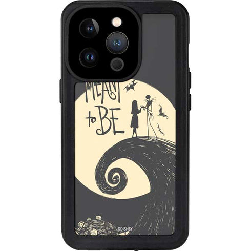Disney The Nightmare Before Christmas Jack and Sally Meant to Be iPhone 14 Pro Waterproof Case