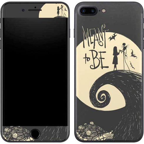 Disney The Nightmare Before Christmas Jack and Sally Meant to Be iPhone 8 Plus Skin