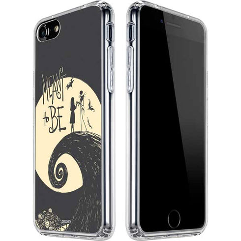 Disney The Nightmare Before Christmas Jack and Sally Meant to Be iPhone SE (2nd & 3rd Gen) Clear Case