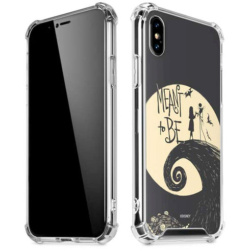 Disney The Nightmare Before Christmas Jack and Sally Meant to Be iPhone XS Max Clear Case