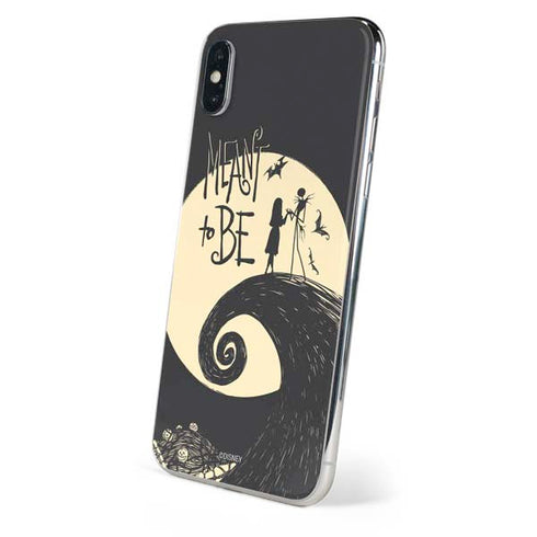 Disney The Nightmare Before Christmas Jack and Sally Meant to Be iPhone XS Skin