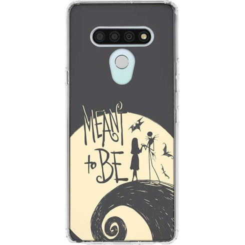 Disney The Nightmare Before Christmas Jack and Sally Meant to Be LG Stylo 6 Clear Case