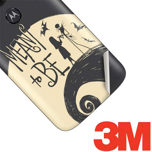 Disney The Nightmare Before Christmas Jack and Sally Meant to Be Moto E5 Play Skin