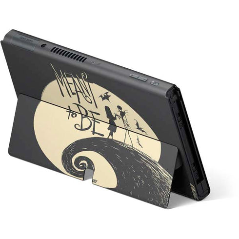 Disney The Nightmare Before Christmas Jack and Sally Meant to Be Nintendo Switch OLED (2021) Skin