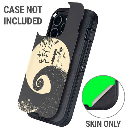 Disney The Nightmare Before Christmas Jack and Sally Meant to Be Otterbox Defender iPhone Skin