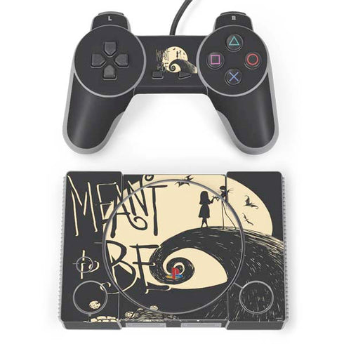 Disney The Nightmare Before Christmas Jack and Sally Meant to Be PlayStation Classic Bundle Skin