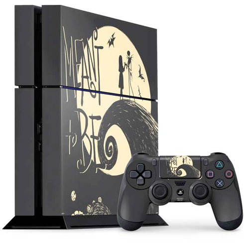 Disney The Nightmare Before Christmas Jack and Sally Meant to Be PS4 Console and Controller Bundle Skin