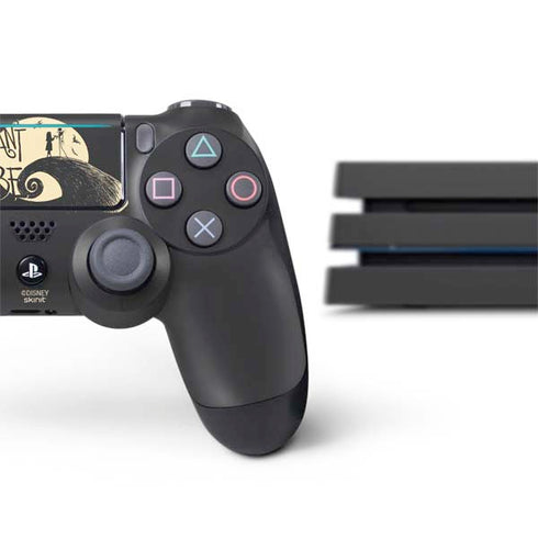 Disney The Nightmare Before Christmas Jack and Sally Meant to Be PS4 Pro Bundle Skin