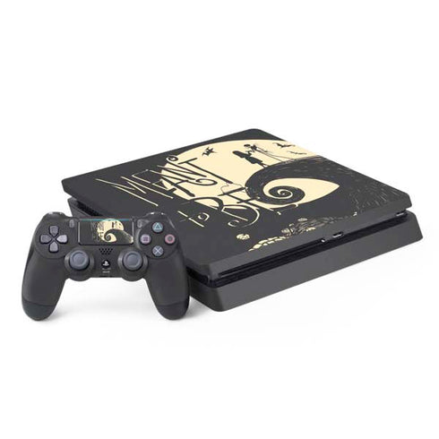 Disney The Nightmare Before Christmas Jack and Sally Meant to Be PS4 Slim Bundle Skin