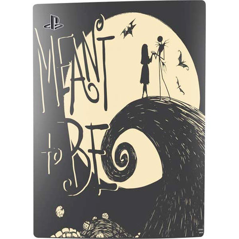 Disney The Nightmare Before Christmas Jack and Sally Meant to Be PS5 Console Skin